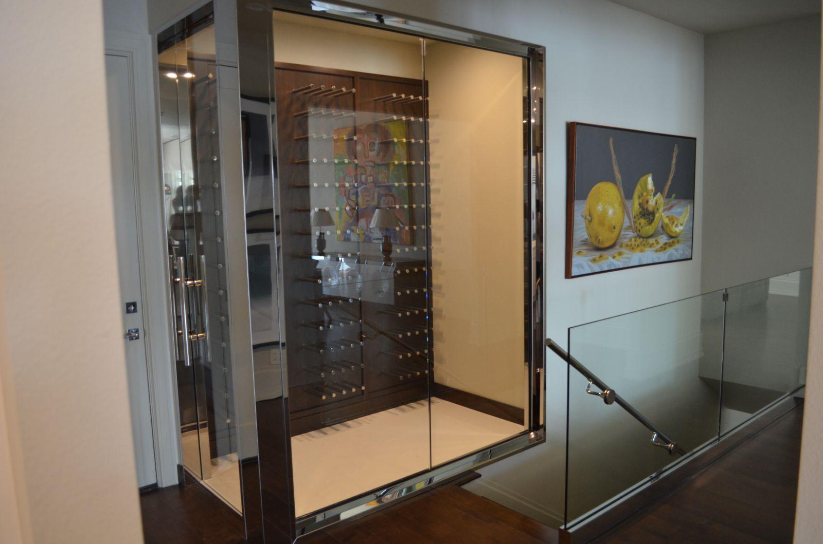 Luxury wine cellar with premium storage